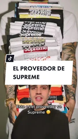 Este es el proveedor de Supreme #streetwear #proveedor #supplier #marca #supreme #roopa 