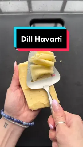 Dill Havarti 🌿 she’s got me dreaming about picnic season! #cheesechurch #havarti #dillhavarti #cheesetok #cheese #cheeselover 