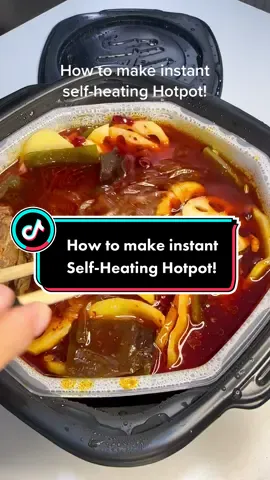 ASMR How to make instant HOTPOT! 🍜#asmr #howto #hotpot #chinesehotpot #fyp