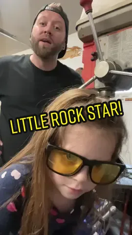 Teaching the niece young! #custom #chopper #choppers #family #garage #niece #uncle #fab #fabrication #motorcycle #motivation #build #choppertime 