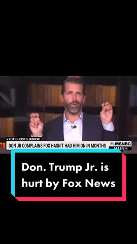 Donald Trump Jr. complains how he’s not on Fox News anymore and Mehdi breaks down why that is.