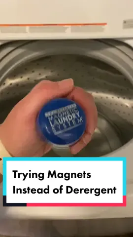 The #CleanTok content no one asked for #magnetdetergent #laundry #asmr #cleantiktok #shoetok👟 