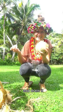happy lei day 🌺🥥 #coconut #tropics #leiday 