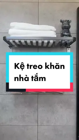 Phòng tắm sang xịn với chiếc giá treo khăn inox không rỉ này #giatreokhan #ketreokhannhatam #giadung #nobimart #dcgr #seagames2023 