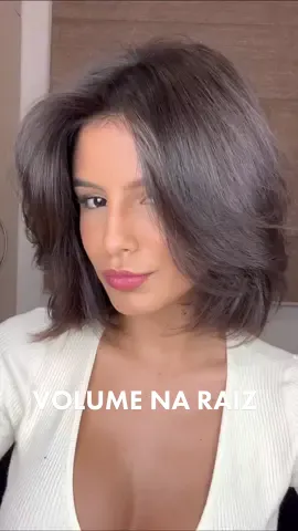 Dica pra der volume na raiz ✨ amo esse truque! #hairstyle #haircut #cabelocurto #hair 