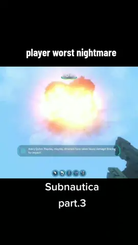 😰#game #foryou #fypシ #foryoupage #subnautica #leviatian #player 