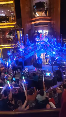 when everyone comes together in the Atrium! @Carnival Elation @carnival #cruiseparty #livingonaprayer #CruisedirectorLiA #LiA 