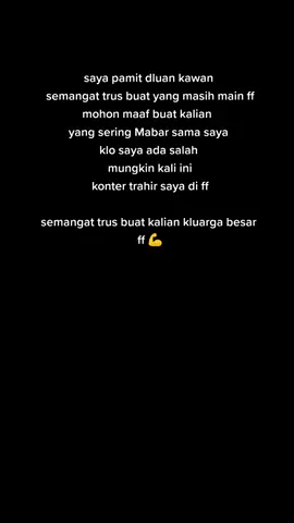 terimakasih kalian sudah nemenin saya Mabar trutama yang saya tandai☺️#pensi #tetapsemangat💪💪 