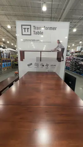 😱 I spotted the Transformer Table at Costco, AND it’s back on Costco.com! I am simply AMAZED by how fast it transforms from an 18-inch console to a 12-person banquet table! 🤯 It’s ready to use outside of the box and there’s no assembly required! It’s ideal for small spaces, big families, and for hosting guests! The extension panels are SO easy to add and take out, and the Transformer Bench has the same features! It’s made with solid wood and comes in 2 boxes…it would fit perfectly in the car! 🙌🏻 Find them in specific Costco warehouses and online! 🛒 #costco #transformertable #diningtable  📍 See the Transformer Table Costco Roadshow at the below locations: Everett, MA (April 28th - May 7th) Lynnwood, WA (May 5th - May 14th)  Marysville, WA (May 5th - May 14th) Cherry hills, NJ (May 12th - May 21st)