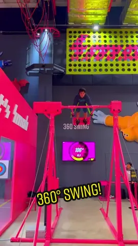 360° swing! 🤯 Would you try this? #360swing #thrillseeker #seoul #travel 