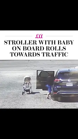 He is being celebrated as a hero following a dramatic video that shows him racing to save a baby in a stroller, which almost rolled into a busy street