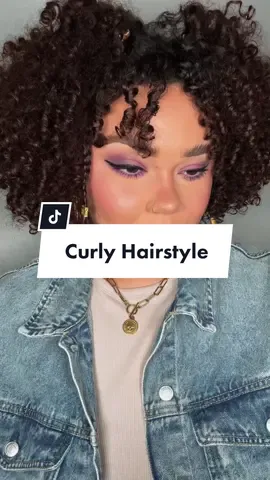 This is for da girls who want to experiment with hair accessories 🩷🫶🏽✨🪩 #shortcurls #curlyhair #hairstyles #curlyhairtutorial #fyp 