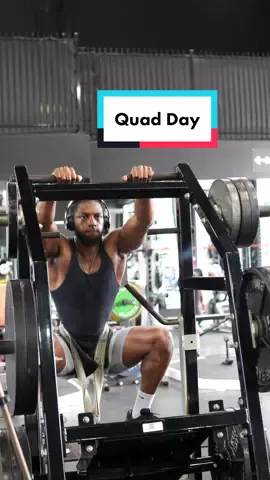 Quad Focused Leg Day  #fyp #legday #FitTok #GymTok #gymtips 