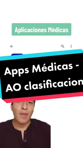 ...📱Apps Médicas - AO Clasificación📱... . . 📱... . . #medicina #traumatologia #fracturas #educacionmedicacontinua #appsmedicina #appsmedicas #aplicacionesquenecesitas #ortopedia 