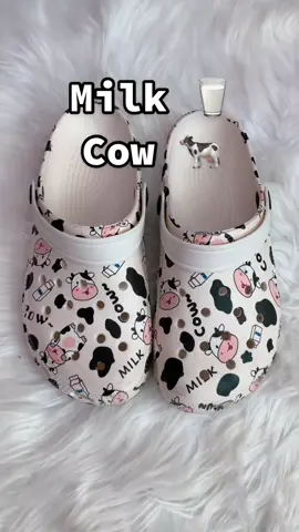 Milk Cow  🥛🐄!!!#slippers #cuteshoes #fyp #milkcowteam🐄 #studentshoes #girlfashion #pink #blackshoes #uoobox #cow 