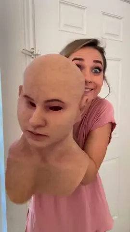 Trying to sell my boyfriend Botox in a realistic mask #lol #pranks #fyp #botox #funnyvideos