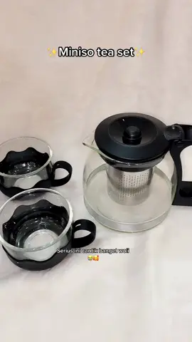 Nge teh nya biar makin eastetik😍 klik keranjang kuning‼️#miniso #teapotset #eastetic #minisoofficial #viral #fypシ #cekkeranjangkuning #pejuangflks #affiliate #racuntiktok #produkviral 