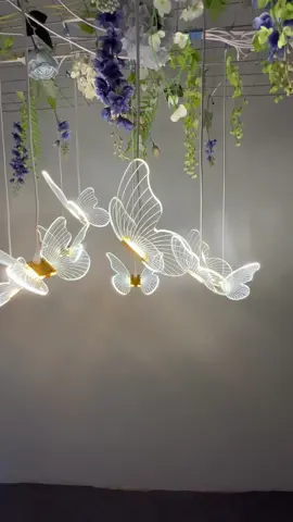 Highlights 10 head butterfly 🦋 chandelier recommended#Wedding #decor #LED #Hot commodity#wholesale 