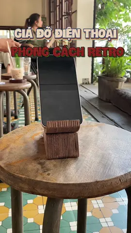Giá đỡ điện thoại, máy tính bảng phong cách cổ điển #SEAGames2023 #thinhthothan #giadodienthoai #plywood #retro #muataitiktokshop 