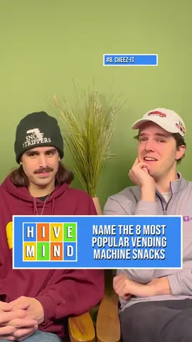 what are the 8 most popular vending machine snacks? #hivemind #trivia #snacks 