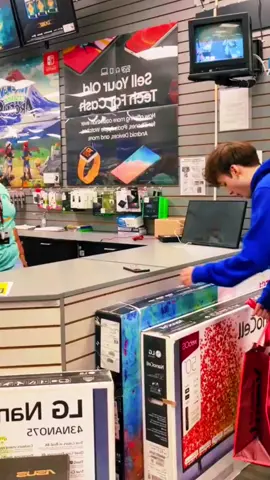 Trying to sell ridiculous game systems at GameStop #funny #fyp #viral #foryou #foryoupage #DIY 