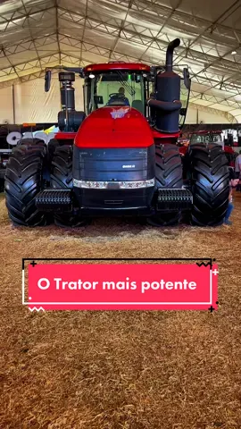 #obruto💪 🚜 O trator Steiger 620 da Case é capaz de trabalhar em qualquer terreno com sua tração nas quatro rodas e motor de 620 cavalos de potência. 🌾🌽 Prepare-se para uma experiência incrível no campo com o Steiger 620! 🌿 #trator #steiger620 #case #potencia #campo #agricultura #caseihbrasil 