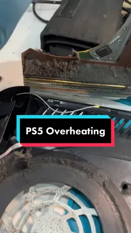 The reason your PS5 shuts off during gaming #ps5 #overheat