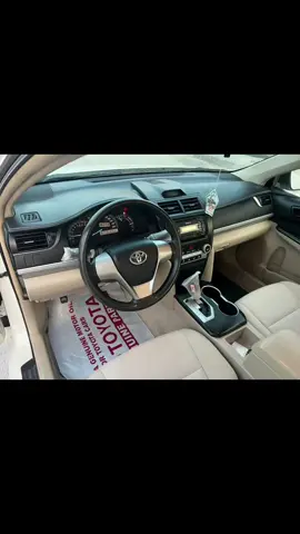 📌 ماشاءالله 📌 ❗ السيارة : تويوتا كامري❗ ❗ الموديل : 2014 ❗ ❗ اللون : ابيض ❗ ❗ الممشئ : 130 الف فقط ❗ ❗ البدي : وكالة شرط ❗ ❗ محركات : وكالة شرط ❗ 📌الارباقات والشواصي وجميع السيارة شرط على الفحص 📌 ❗حالة السيارة : ممتازة بالكامل 👌 ❗ السعر : 28 الف ريال النهائي ❗ والله يكتب الي بها الخير 📌 للتواصل : 0565467853 📌