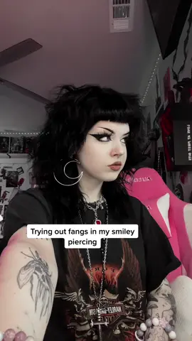 Would you try this??🧛🏻‍♀️#piercing #alt #tryon #fyp #grwm 