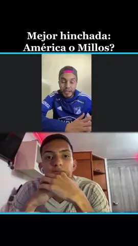 Quién tiene mejor hinchada? Millos o América #parati #futbol #twitch 