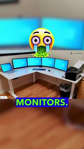 STOP buying sooo many monitors… its ugly.