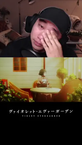 Replying to @𝒮ℒ𝓏𝓏𝓅𝓎 Episode 10: I sure did cry hard #bluepanther #violetevergarden #anime #animereaction #reaction #netflix 