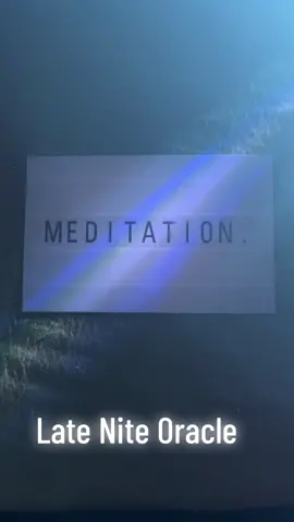 #oracle #meditation #latenite #wellness #healing 