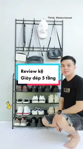 Unbox review kệ giày dép 5 tầng #kegiaydep #ke5tang #kegiay #kedep #kedanang #reviewkegiay #letanchannel #letanreview #muataitiktokshop