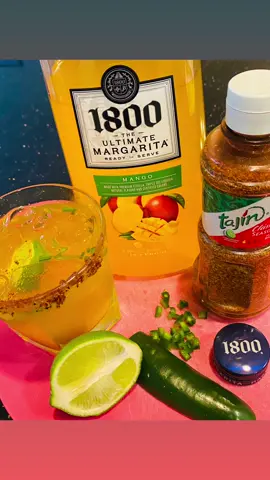 1800 mangooooooo tequila!!!!! #cincodemayo #drink #mango #thursty #jalapeño #lime #tajin @Wine Districts- Liquor Store🍻 @TajinUSA Official Account 