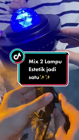 Perpaduan yg sempurna🤩 #lampuaesthetic #lamputiduraesthetic #lampuviraltiktok #lampuproyektorlangit #lampuproyektorgalaxy #lampufillproyektor #racuntiktok 