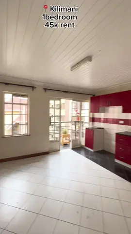 📍Kilimani 1bedroom for rent  46K rent #apartmentforrentnairobi #propertdeals #tiktokenya 