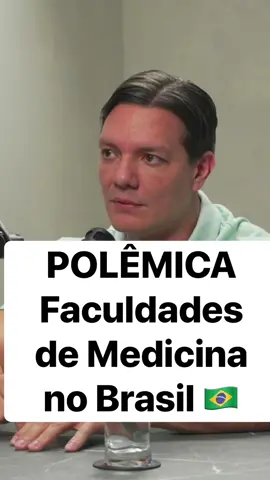 O Brasil vive uma distorção na formação médica! São muito mais faculdades de Medicina do que seriam necessárias, grande parte delas com estrutura física e de recursos humanos inadequada! O resultado final é a queda da qualidade do médico brasileiro, infelizmente; e todos nós sofremos com isso! Acompanhe a entrevista completa no Veredito Podcast, no YouTube! #drviniciusbenites #paulobilynskyj #faculdadedemedicina #medicina #medicos 
