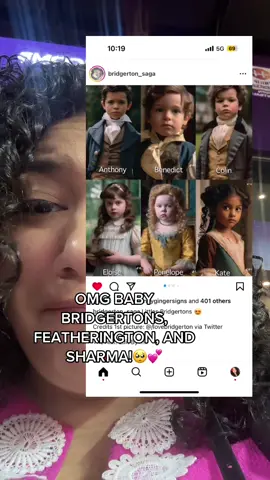 Y’all I can’t EVEN with these adorable baby photos of Bridgertons, Featherington, and Sharma! Like SO ADORABLE!🩵 #bridgerton #bridgertonnetflix 