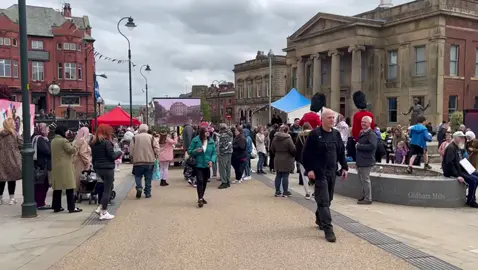 King Coronation celebration in Oldham. #Oldham #King #Coronation