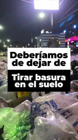Asi es como se realiza la limpieza en la #fnsm2023 #aguascalientes #fyp #basura 