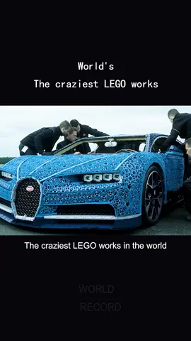 Assembling over 1 million building blocks into a Bugatti sports car！#worldrecord #anecdote #LEGO 