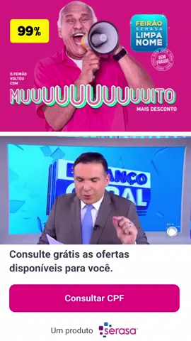 Chegou o Feirão Serasa Limpa Nome! Com ele você pode negociar contas negativadas ou atrasadas, venha saber sobre. #serasalimpanome