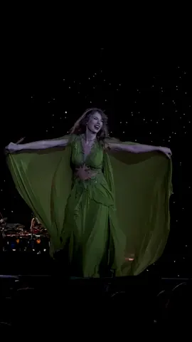 long live the green folklore dress 💚 #TSTheErasTour #TampaTSTheErasTour #TaylorSwift #TaylorNation #Swiftie #Folklore #swifttok #taympa   