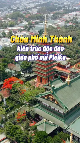 Một ngôi chùa với kiến trúc quá đẹp và độc đáo tại Tp. Pleiku (Gia Lai). Năm trước đi nhưng do dịch không vào được, năm nay trở lại và hoàn toàn bất ngờ với không gian bên trong chùa. Một địa điểm rất đáng để ghé đến khi du lịch ở Pleiku.  #dulich #chuaminhthanh #dulichvietnam #reviewdulich #dulichtiktok #pleiku 