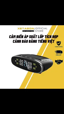 Cảm biến áp suất lốp ô tô van ngoài s1 có cảnh báo giọng nói bằng tiếng việt pin năng lượng mặt trời