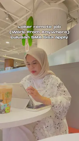 Update info loker cek story ig aku yaa 🥰 good luck #wfh #workfromanywhere #workfromhome #mahasiswabaru 