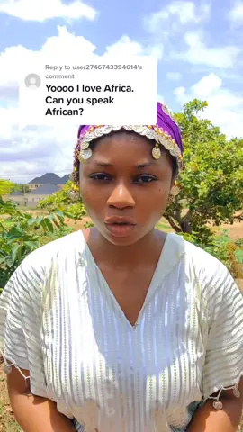 Replying to @user2746743394614 We speak Africanese in Africa. #sarcasm #charityekezie #livinginafrica 