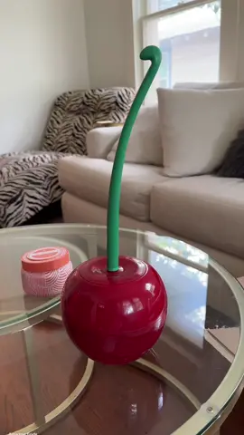 the toilet brush i picked out for my new airbnb property 🍒🚽🫶🏼♥️ im obsessed 😂 #cherrytoiletbrush #amazonfinds #unboxingvideo #fyp #dallasairbnb 