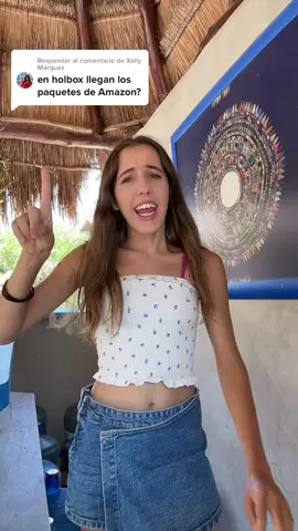 Respuesta a @Xally Márquez en holbox llega la paqueteria? #parati #foryou #holbox #isla #paqueteria 